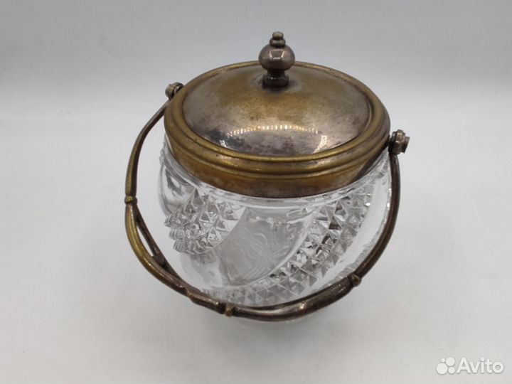 Большая антикварная Бисквитница 1930 г. Франция