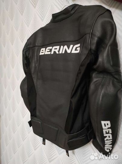 Мотокуртка кожаная мужская