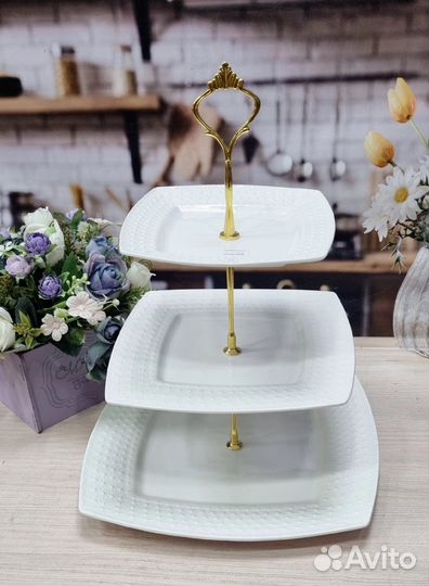 Конфетница 3-ярусная