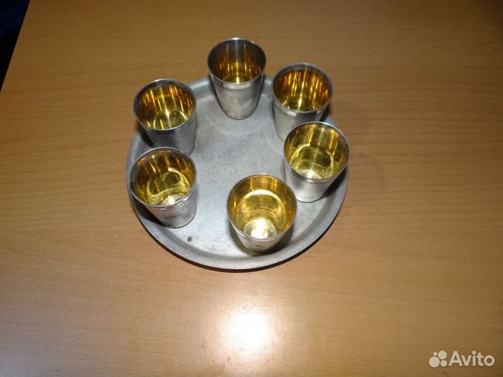 Стопки мельхиоровые