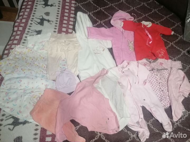 Одежда для девочки 56-62 пакетом