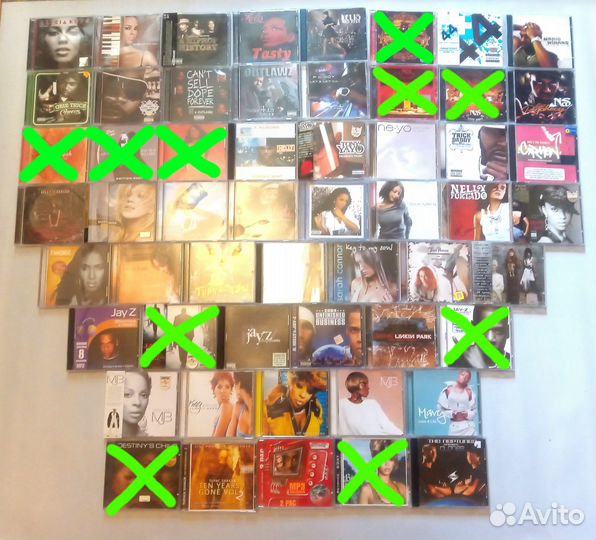 CD диски рэп хип-хоп RnB