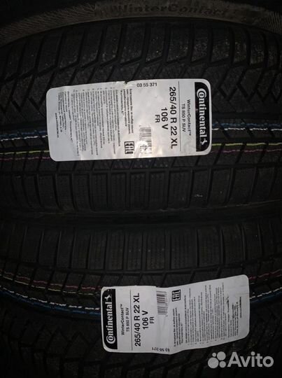 Continental ContiWinterContact TS 850P SUV 265/40 R22 106V