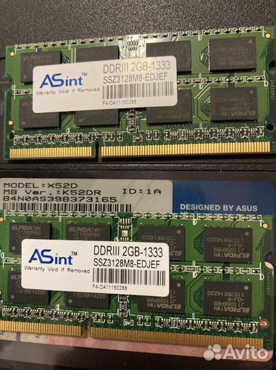 Оперативная память для ноутбука