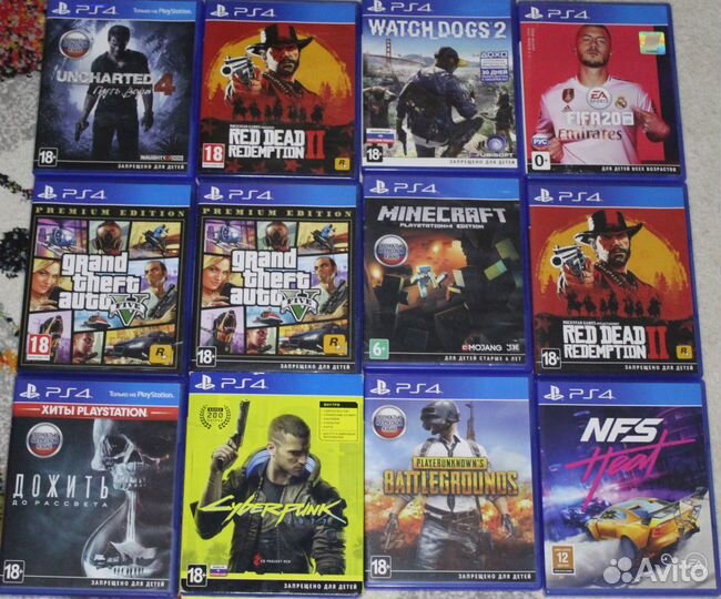 Продажа/Скупка Игр для Sony PlayStation 4 (Ps4)