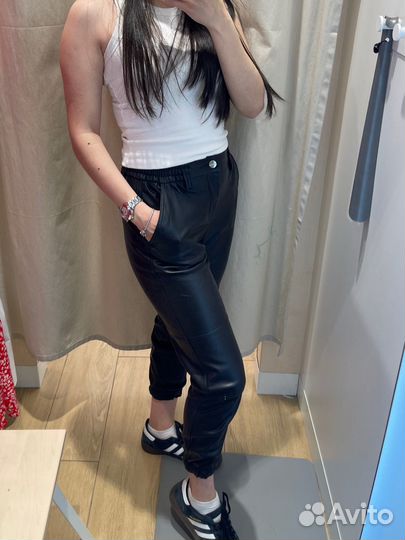 Кожаные брюки