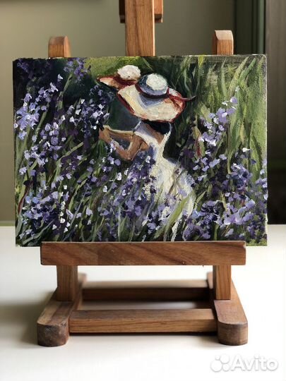 Картина маслом, цветы прованс