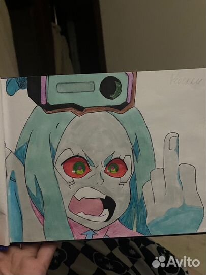 Рисую аниме картинки