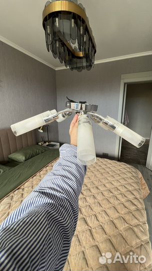 Люстра потолочная с лампами энергосберегающими