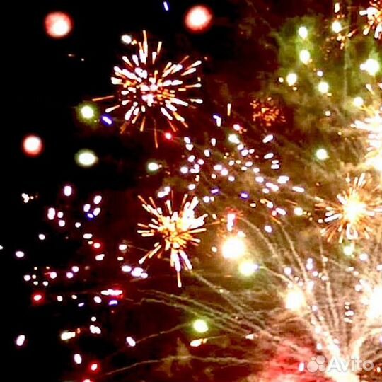 Фейерверк, салют Мистер Снеговик на 48 залпов