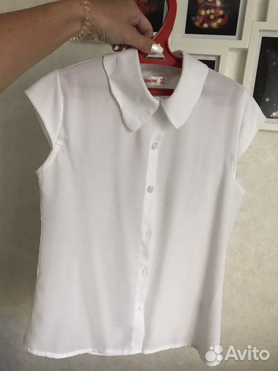 Блузка школьная 128