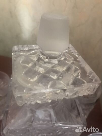 Графин хрустальный со стаканами(набор)