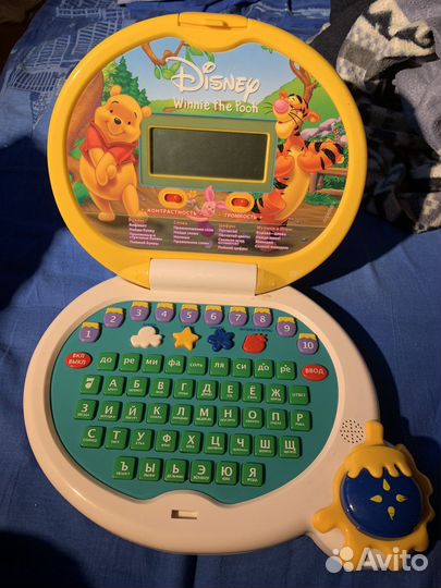 Детский ноутбук обучающий Дисней винни пух