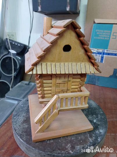 Декоративный Деревянный домик - Избушка