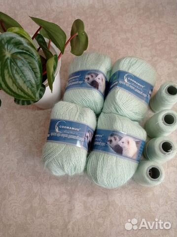 Пряжа пух норки