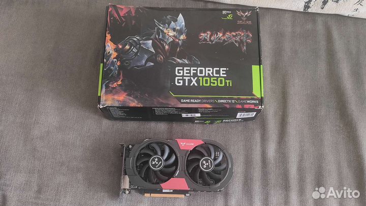 Видеокарта iGame 1050ti 4gb
