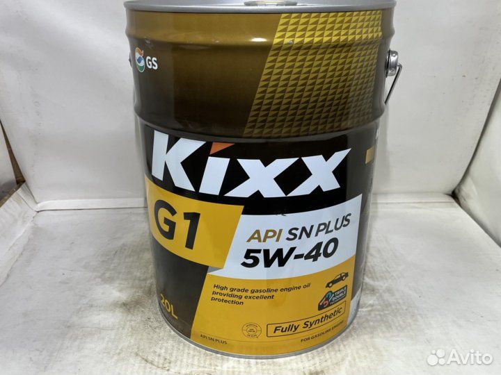 Kixx G1 5W40 SN Plus 20л