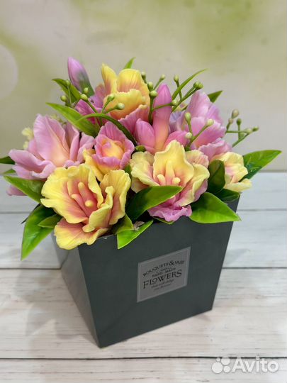 Букет цветов из мыла / подарок