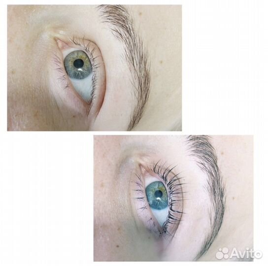 Окрашивание бровей, ламинирование ресниц