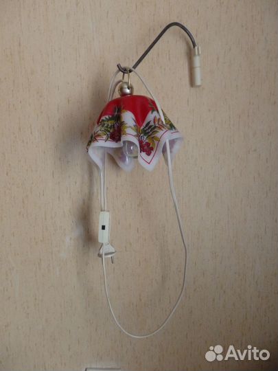 Светильник настенный бра. Б/У. Стекло