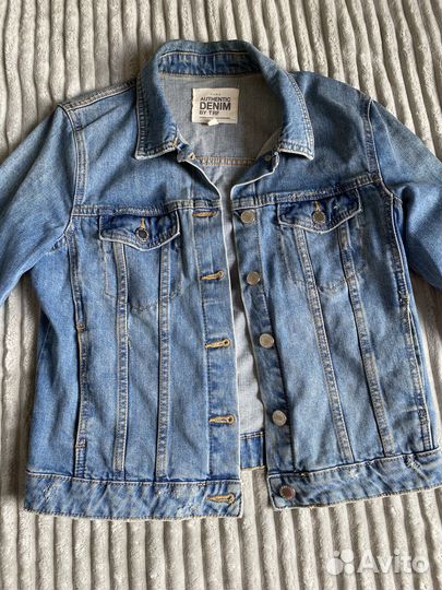 Джинсовая куртка zara женская