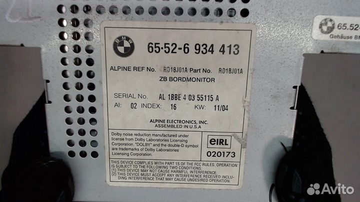 Магнитола BMW X5 E53, 2004