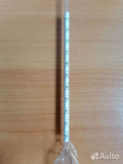 Лабораторный спиртомер асп - 1 от 90 до 100