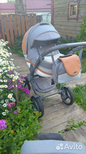 Коляска adamex 3 в 1 бу