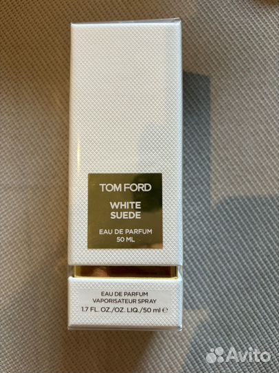 Tom Ford White Suede