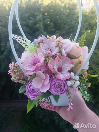 Мыльные букеты