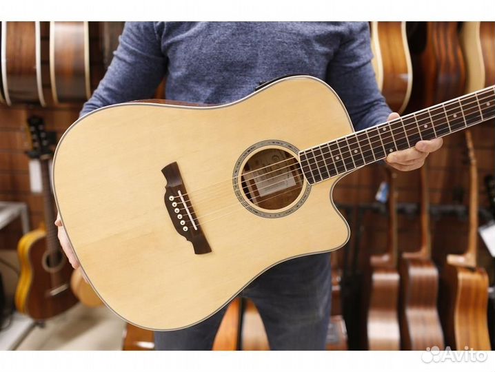 Crafter DE-8/NC электроакустическая гитара с чехло