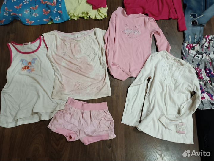 Пакет одежды на девочку на 7-8 лет