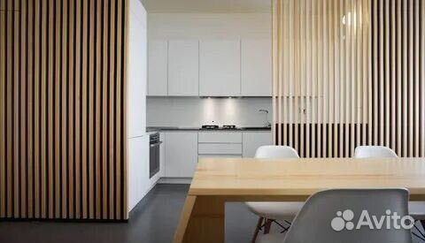 Пано мдф в шпоне дуба и американского ореха