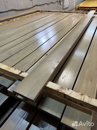Планкен из лиственницы крашенный