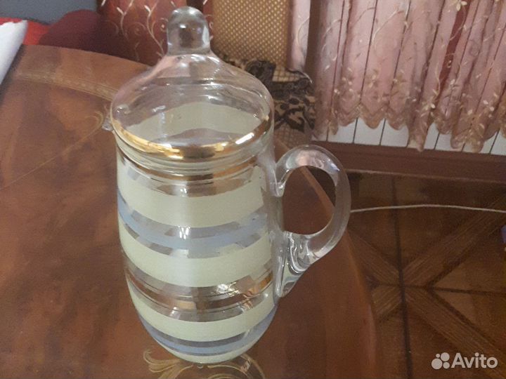 Графины для сока. Воды хрустальная стекло