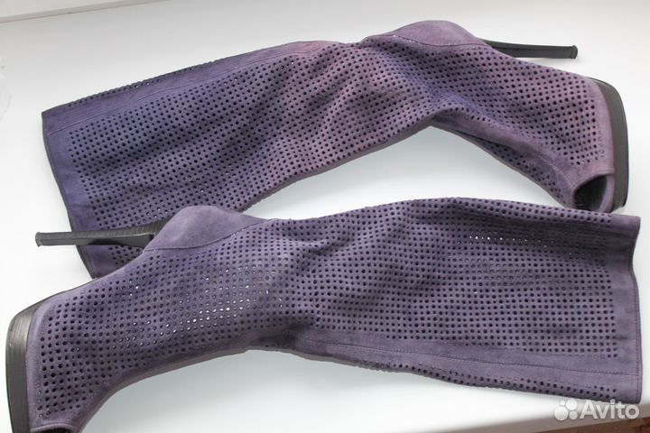 Сапоги женские натуральная замша