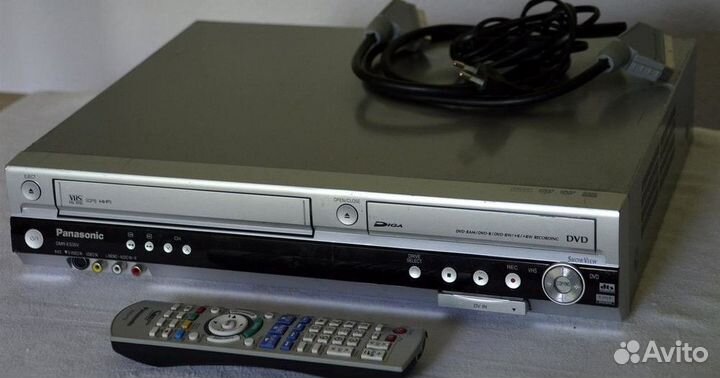 Рекордер DVD+VCR Panasonic dmr es35, s-vhs, новый