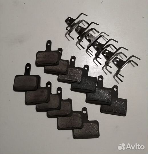 Колодки тормозные для велосипеда, б/у. 6-пар