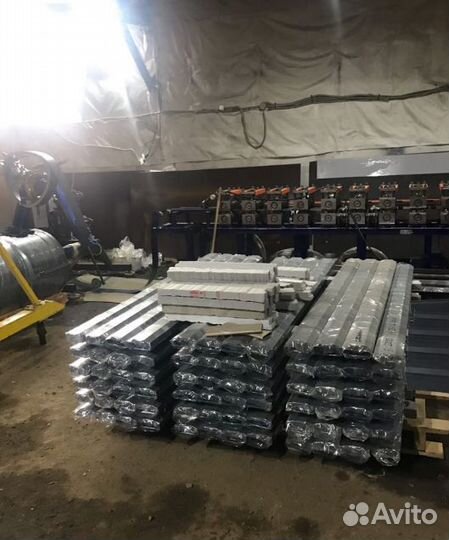 Евроштакетник для забора метизы в комплекте