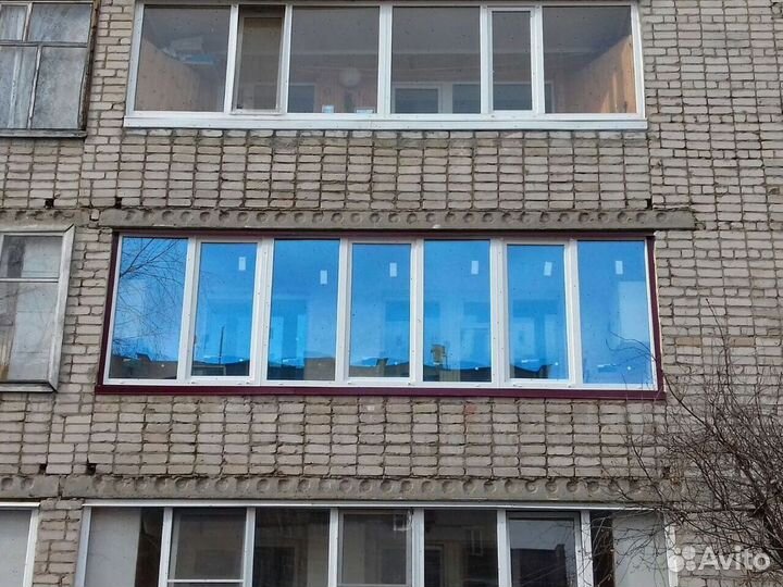 Балкон пластиковый Установка