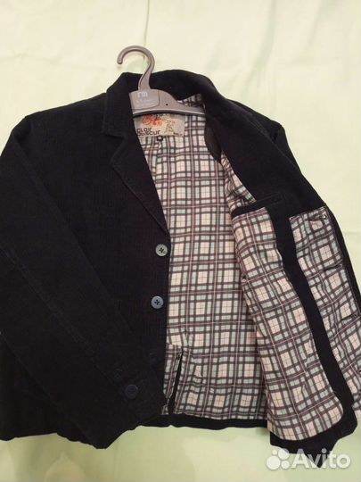 Пиджак вельвет 128