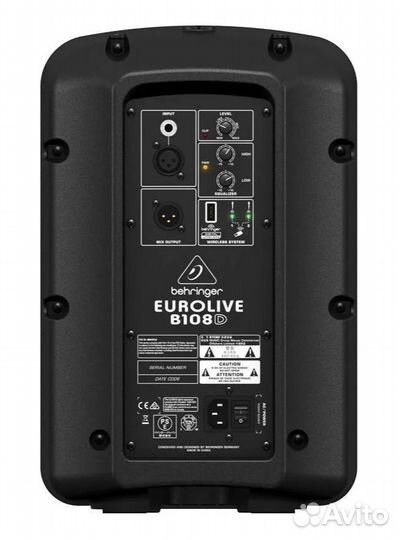 Акустическая система Behringer B108D, черный