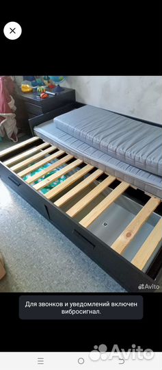 Кровать двухспальная с матрасом бу