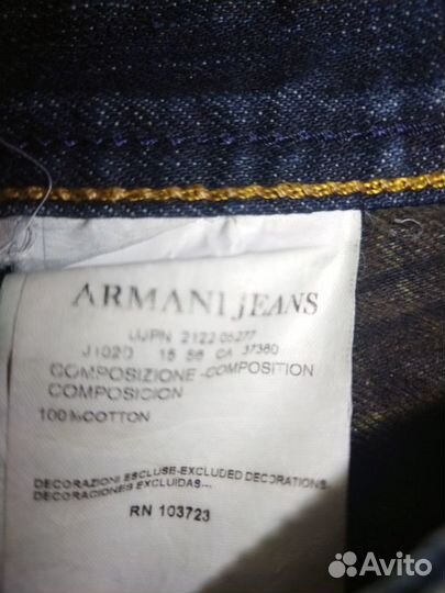 Мужские джинсы armani