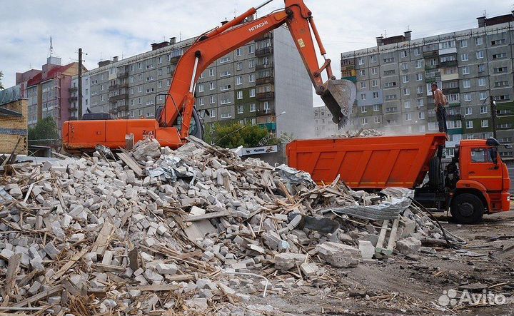 Вывоз мусора, самосвал, камаз / уборка мусора