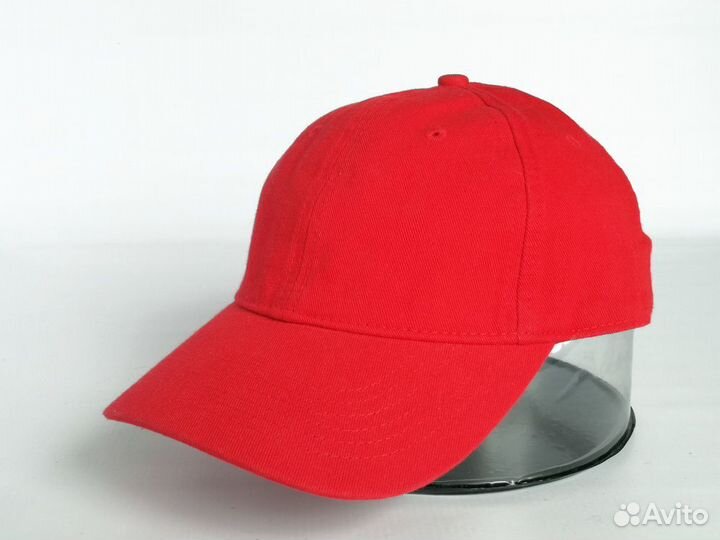 Красная бейсболка, размер 55-59