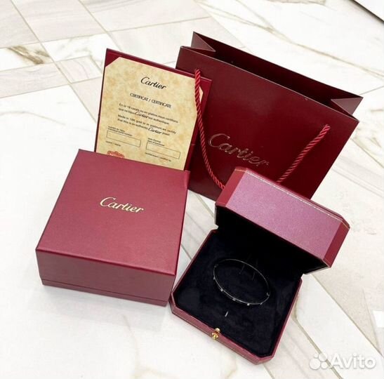 Браслет cartier love тонкий