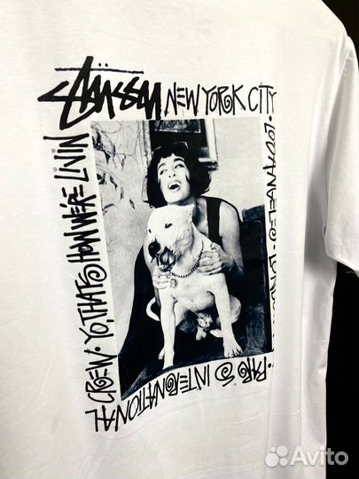 Футболка новая Stussy Bull T-shirt - white