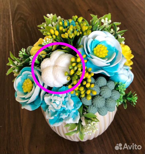 Формы для мыла ромашка роза пион тюльпан хлопок