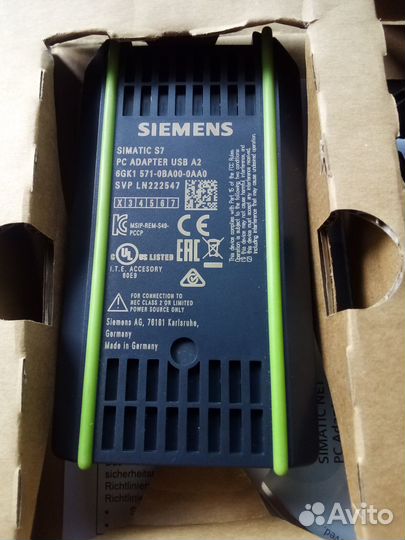 Адаптер siemens simatic s7 6gk1 571-0ba00-0aa0